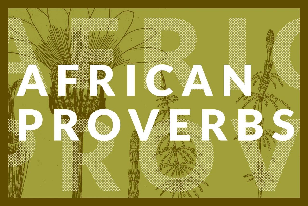 African proverbs