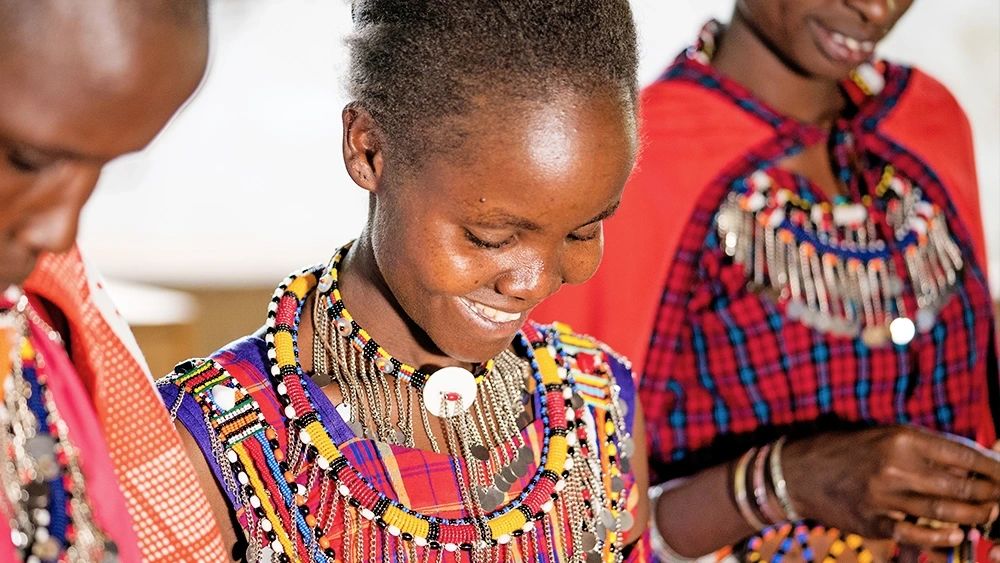 Beadwork of the Massai people