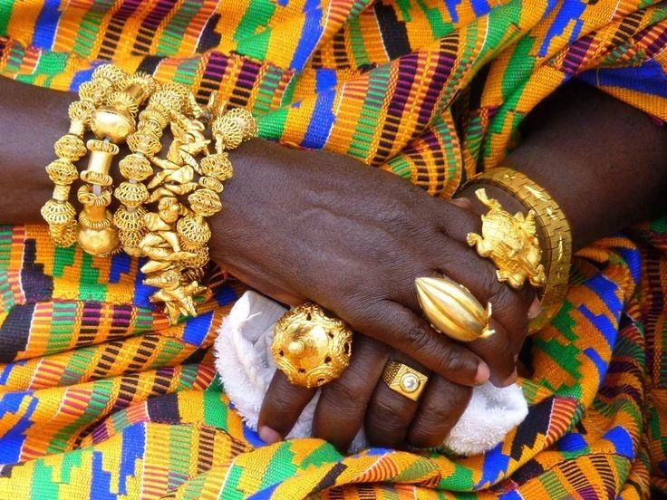 Gold jewellery of the Akan people in Ghana