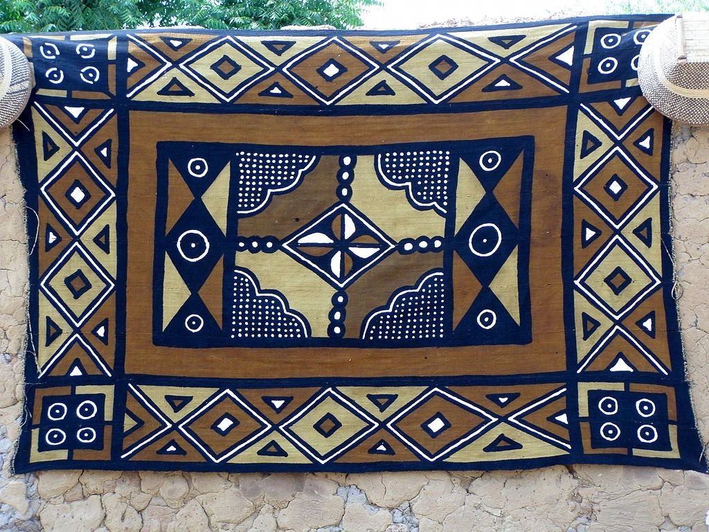 The Malian print known as Bogolanfini or Mud-cloth