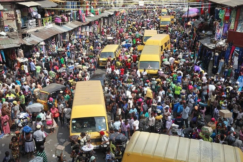 Balogun market, Lagos, Nigeria