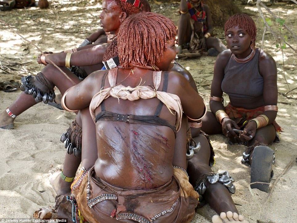 The whipping ceremony of Hamar women